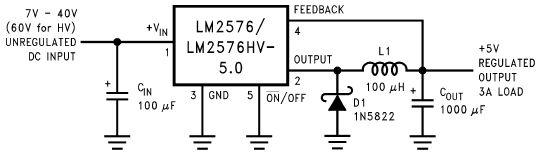 Schema Riduttore Di Tensione Da 12v A 5v