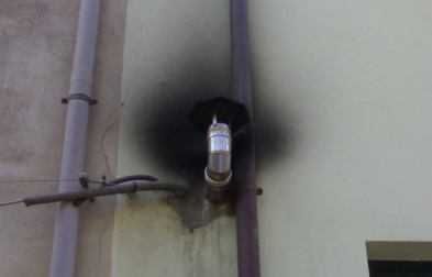 scarico fumi a parete per stufe a pellet
